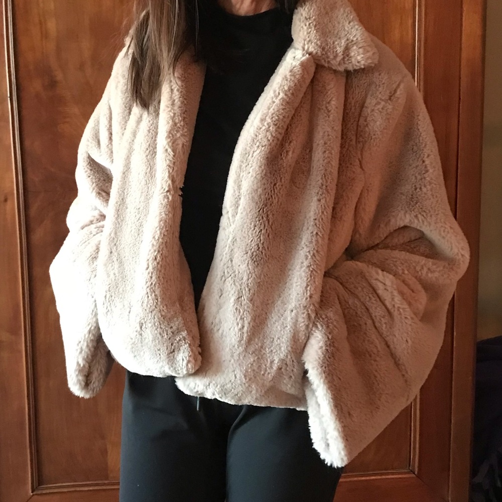 Faux Fur Jacket Forever 21